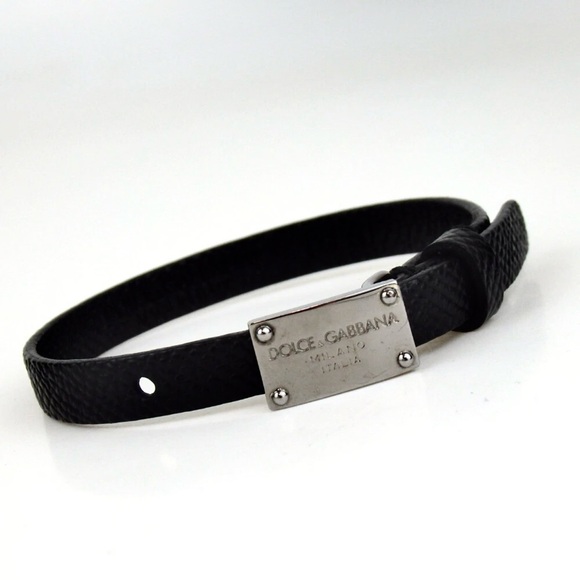 Dolce & Gabbana Leather Bracelet Unisex